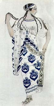 Helene de sparte costume for ida rubinstein as helene